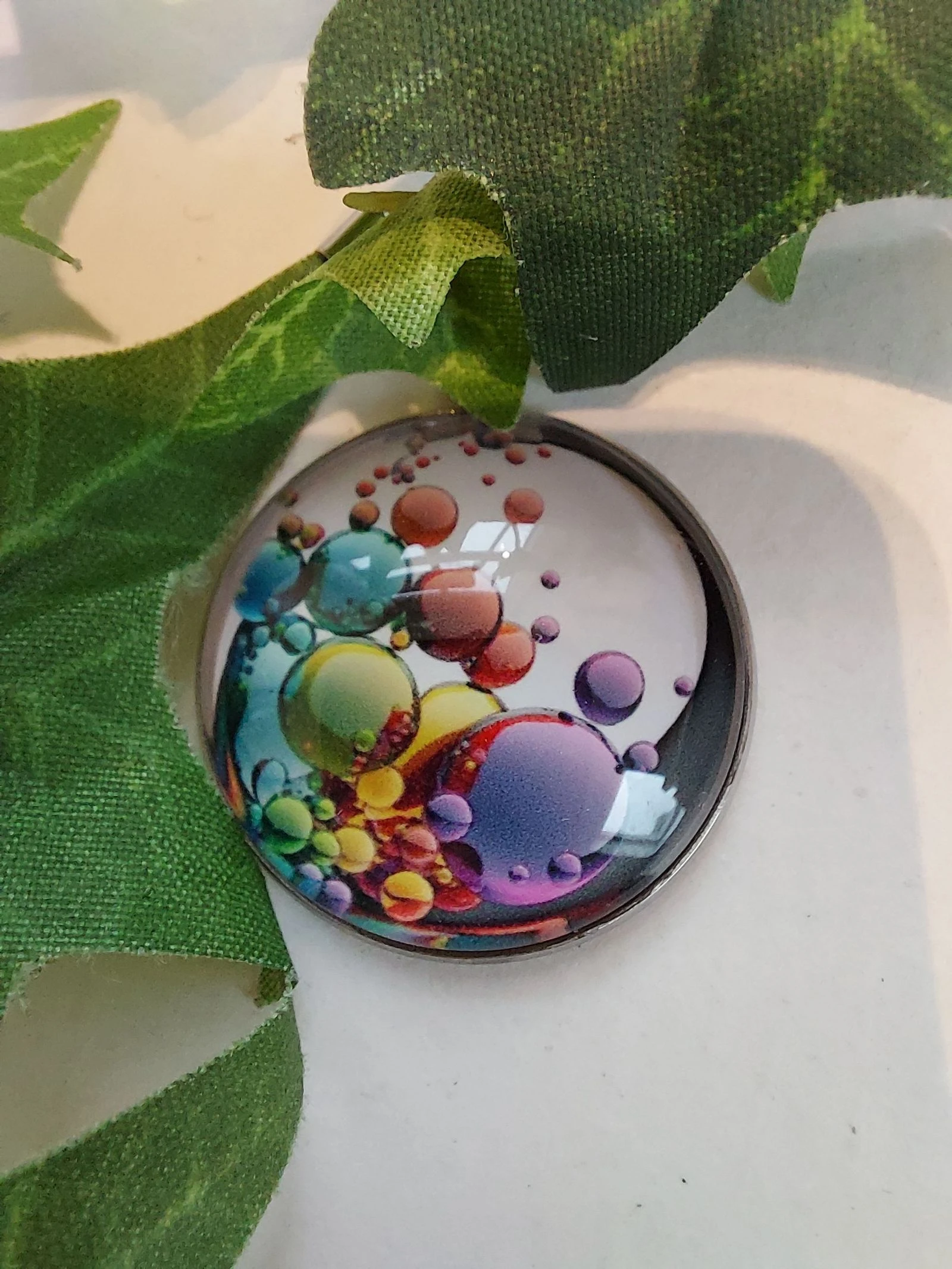 Ketting met glashanger 